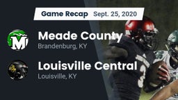 Recap: Meade County  vs. Louisville Central  2020