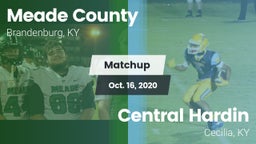 Matchup: Meade County vs. Central Hardin  2020
