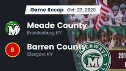 Recap: Meade County  vs. Barren County  2020
