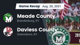 Recap: Meade County  vs. Daviess County  2021