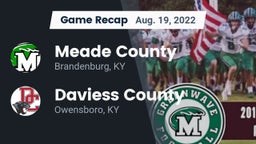 Recap: Meade County  vs. Daviess County  2022