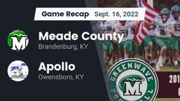 Recap: Meade County  vs. Apollo  2022