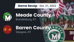 Recap: Meade County  vs. Barren County  2022