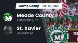 Recap: Meade County  vs. St. Xavier  2023