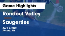 Rondout Valley  vs Saugerties  Game Highlights - April 5, 2022