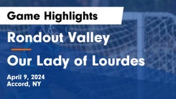 Rondout Valley  vs Our Lady of Lourdes  Game Highlights - April 9, 2024