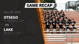 Recap: Otsego  vs. Lake  2016