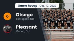 Recap: Otsego  vs. Pleasant  2020