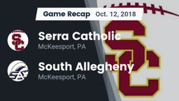 Recap: Serra Catholic  vs. South Allegheny  2018