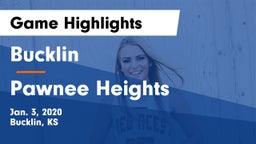 Bucklin vs Pawnee Heights Game Highlights - Jan. 3, 2020