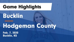 Bucklin vs Hodgeman County  Game Highlights - Feb. 7, 2020