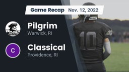 Recap: Pilgrim  vs. Classical  2022