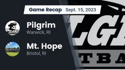 Recap: Pilgrim  vs. Mt. Hope  2023