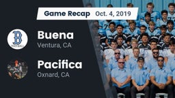 Recap: Buena  vs. Pacifica  2019