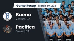 Recap: Buena  vs. Pacifica  2021