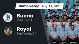 Recap: Buena  vs. Royal  2023