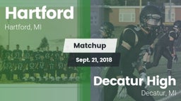 Matchup: Hartford vs. Decatur High  2018