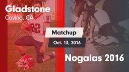 Matchup: Gladstone High vs. Nogalas  2016 2016