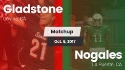 Matchup: Gladstone High vs. Nogales  2017
