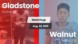Matchup: Gladstone High vs. Walnut  2018