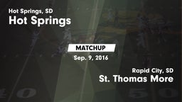 Matchup: Hot Springs vs. St. Thomas More 2016