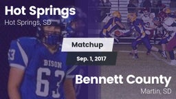 Matchup: Hot Springs vs. Bennett County  2017