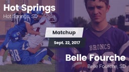 Matchup: Hot Springs vs. Belle Fourche  2017