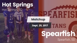 Matchup: Hot Springs vs. Spearfish  2017