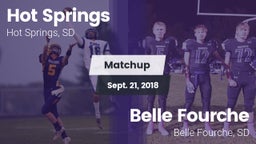 Matchup: Hot Springs vs. Belle Fourche  2018