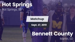 Matchup: Hot Springs vs. Bennett County  2019