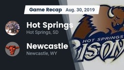 Recap: Hot Springs  vs. Newcastle  2019