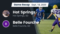 Recap: Hot Springs  vs. Belle Fourche  2020