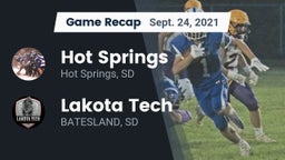 Recap: Hot Springs  vs. Lakota Tech  2021