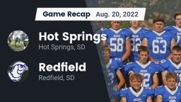 Recap: Hot Springs  vs. Redfield  2022