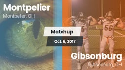 Matchup: Montpelier vs. Gibsonburg  2017