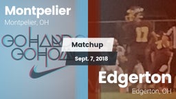 Matchup: Montpelier vs. Edgerton  2018