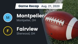 Recap: Montpelier  vs. Fairview  2020