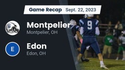 Recap: Montpelier  vs. Edon  2023