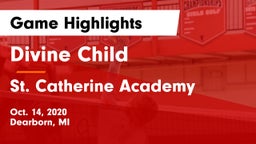 Divine Child  vs St. Catherine Academy Game Highlights - Oct. 14, 2020