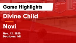 Divine Child  vs Novi Game Highlights - Nov. 12, 2020