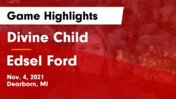 Divine Child  vs Edsel Ford  Game Highlights - Nov. 4, 2021
