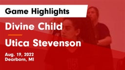 Divine Child  vs Utica Stevenson  Game Highlights - Aug. 19, 2022