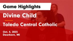 Divine Child  vs Toledo Central Catholic Game Highlights - Oct. 4, 2023