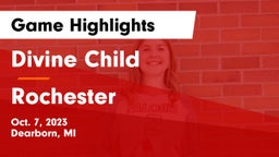 Divine Child  vs Rochester  Game Highlights - Oct. 7, 2023