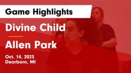 Divine Child  vs Allen Park  Game Highlights - Oct. 14, 2023