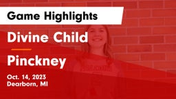 Divine Child  vs Pinckney  Game Highlights - Oct. 14, 2023