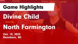 Divine Child  vs North Farmington  Game Highlights - Oct. 19, 2023