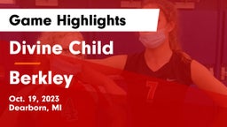 Divine Child  vs Berkley  Game Highlights - Oct. 19, 2023