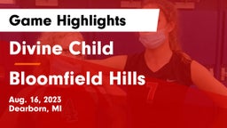 Divine Child  vs Bloomfield Hills  Game Highlights - Aug. 16, 2023
