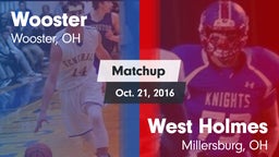 Matchup: Wooster vs. West Holmes  2016
